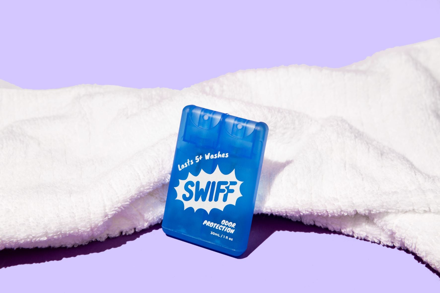 Fresh towels, sheets, you name it. Odor-protection anytime with SWIFF.